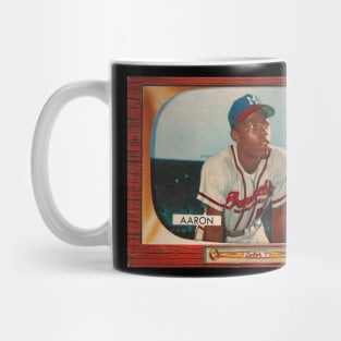 Hank Aaron 1955 Bowman Mug